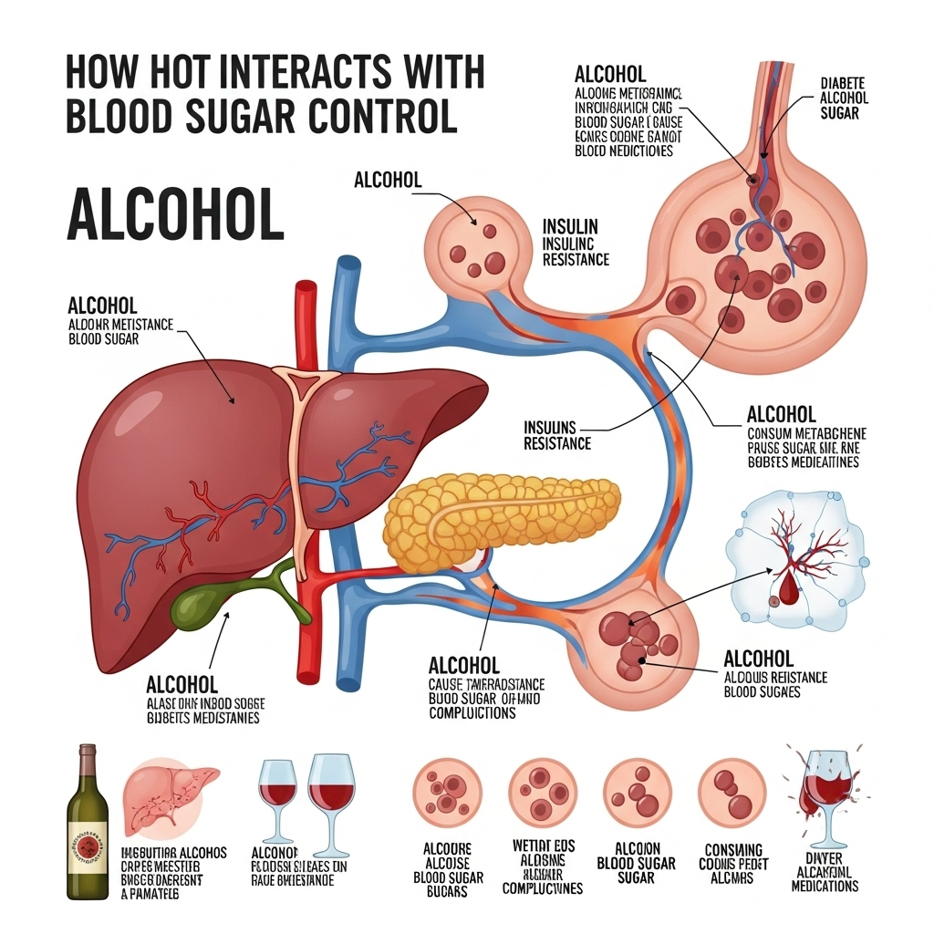 How Alcohol Affects Blood Sugar and Diabetes Management