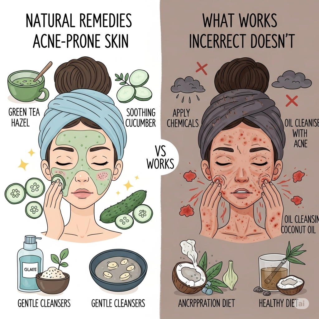 Natural Remedies for Acne-Prone Skin: What Works and What Doesn’t